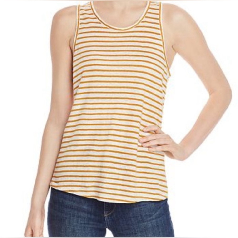 Frame Denim Stripe Army Tank